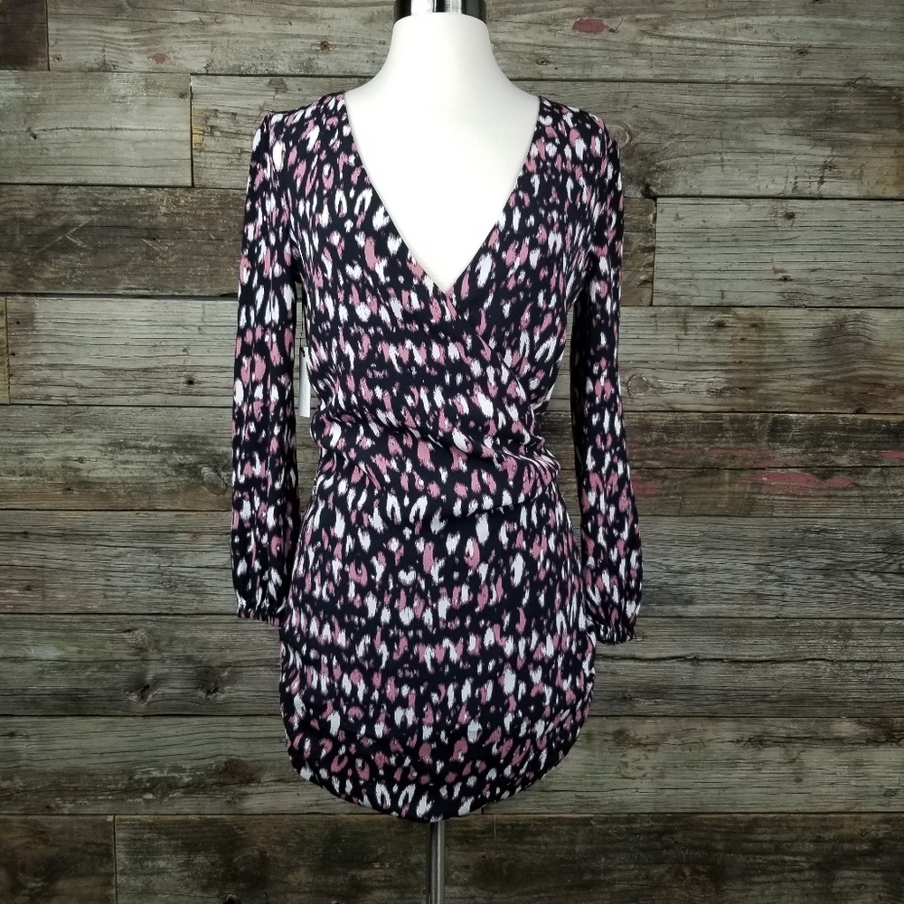 Lovers + Friends Long Sleeve Mini Dress XS